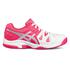 Asics Kids' Gel-Game 5 Gs Tennis Shoes, (White/Diva Pink/Silver)